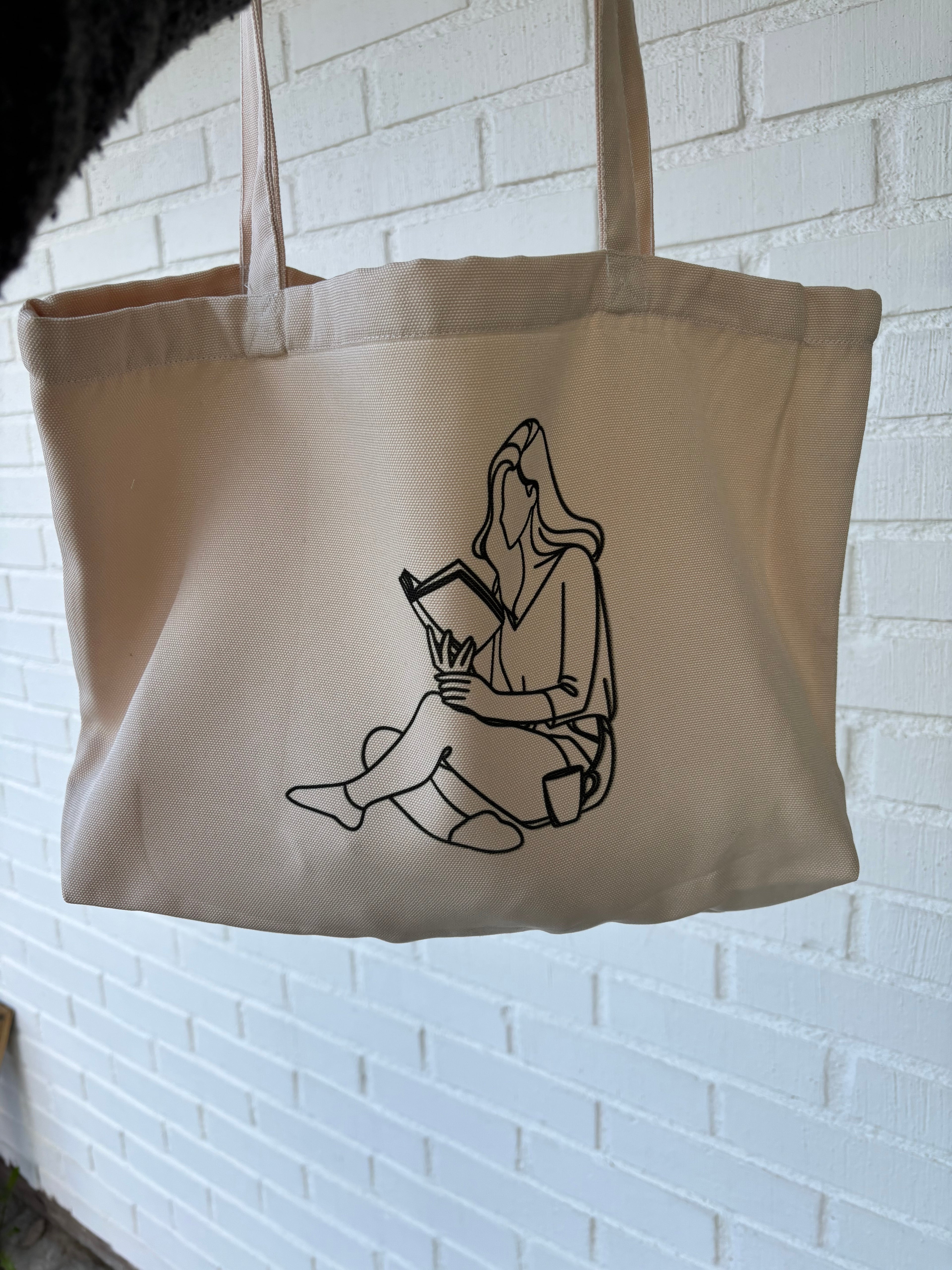 Tygpåse - Reading Girl