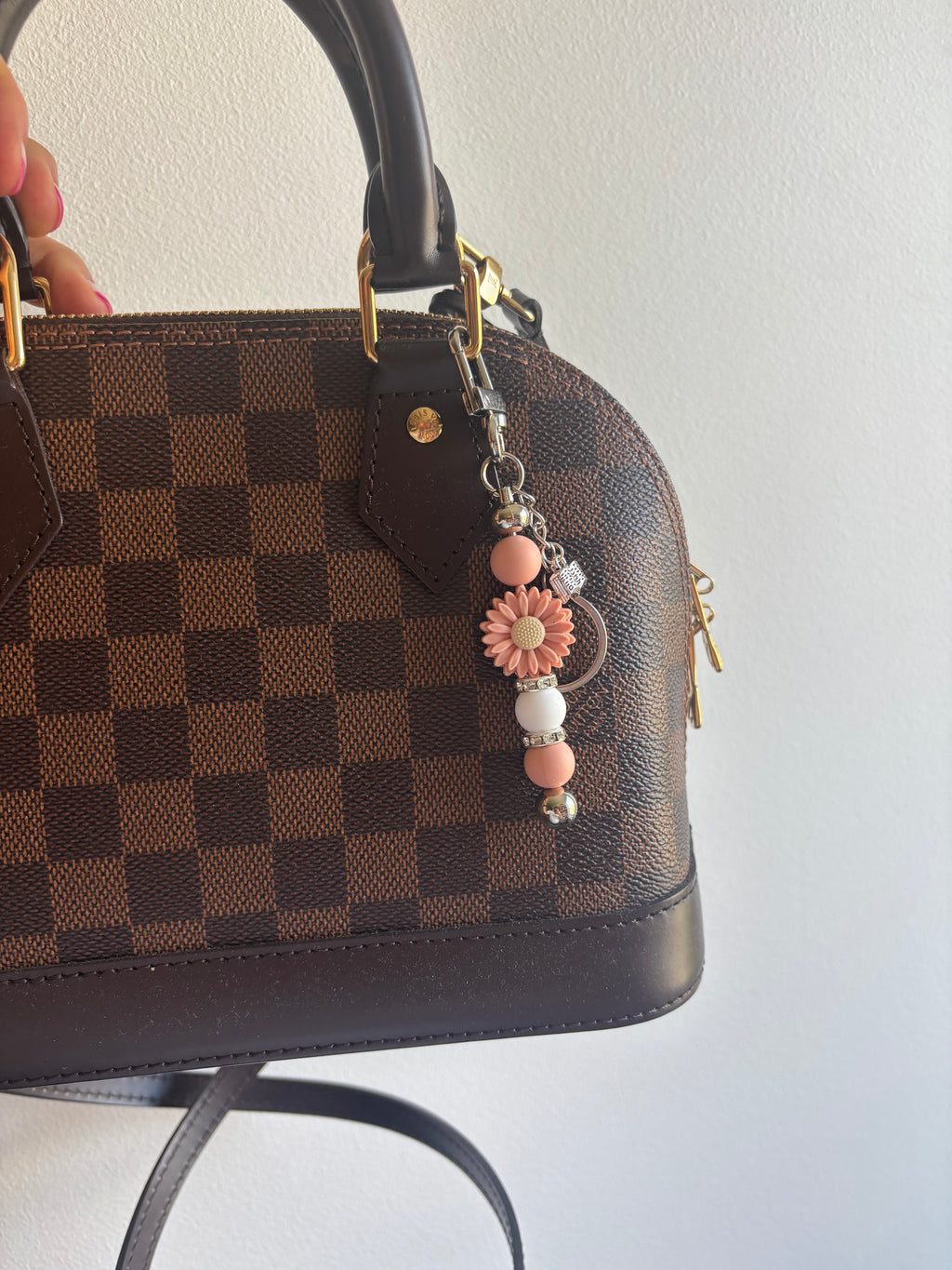 Nyckelring - Bag charm Flower