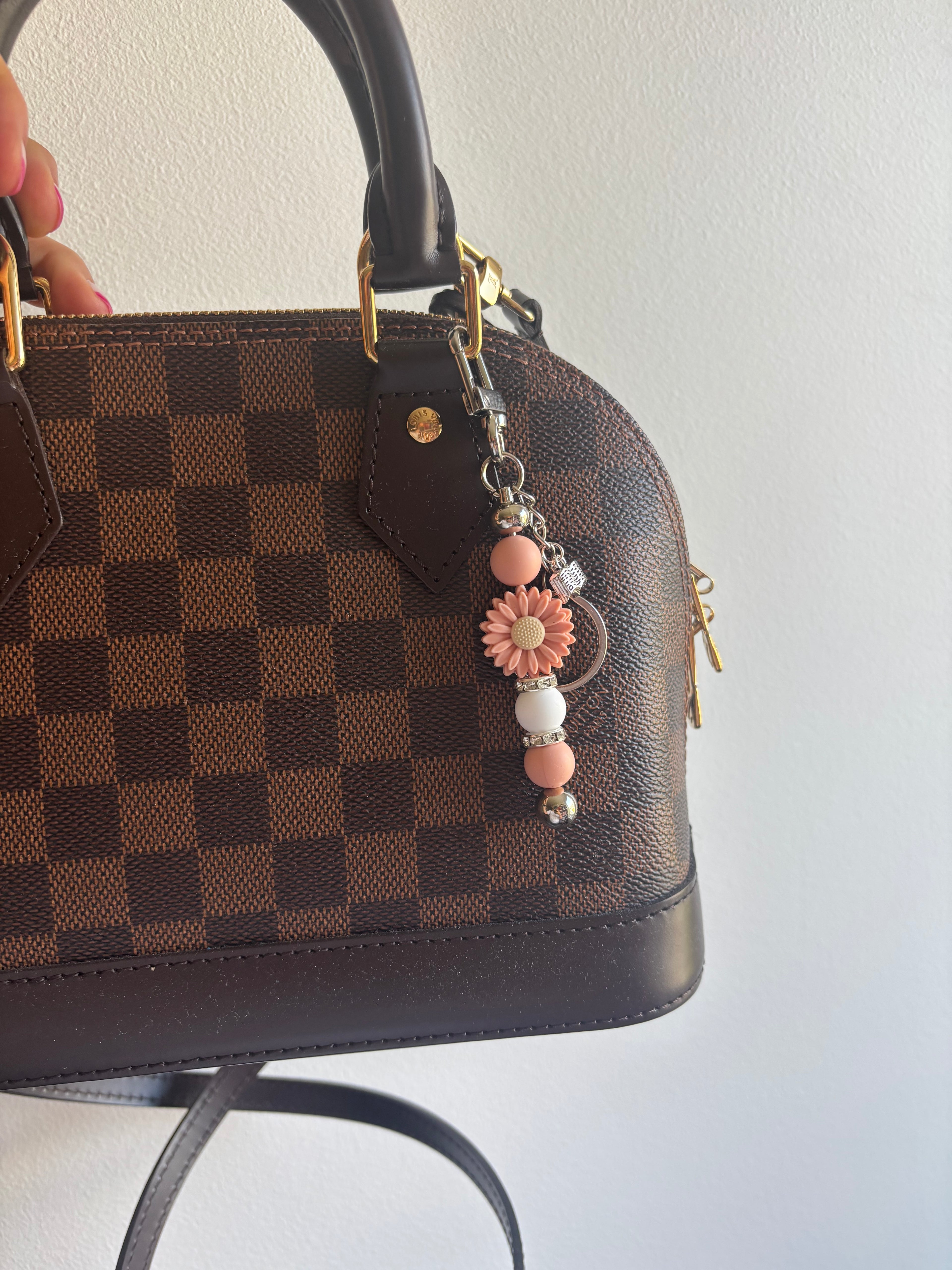 Nyckelring - Bag charm Flower