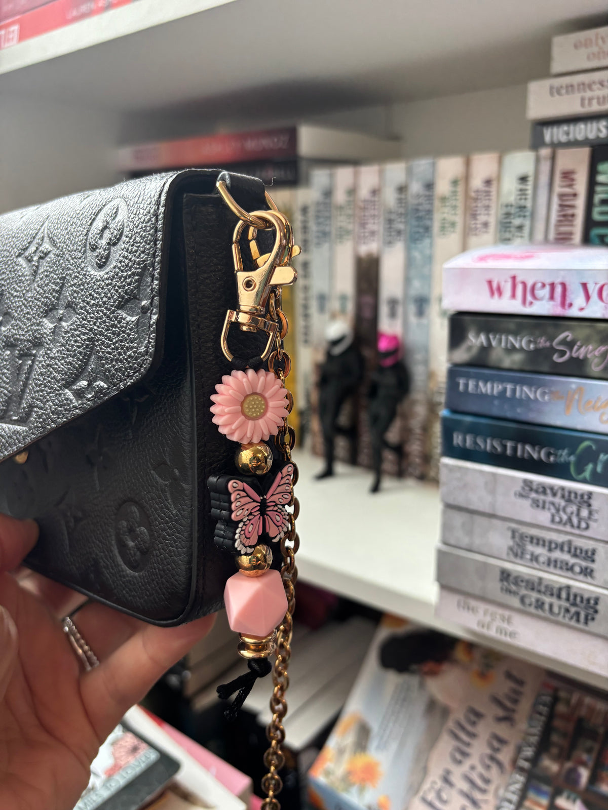 Nyckelring - Bag Charm Fjärilar