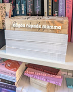 Bokmärke med sidotext - Någon ropade mamma