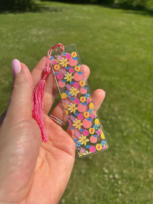 Bokmärke Transparent - Persikor