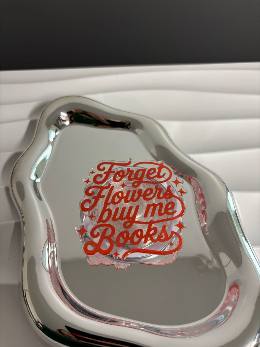 Phone Grip - Forget flowers buy me books