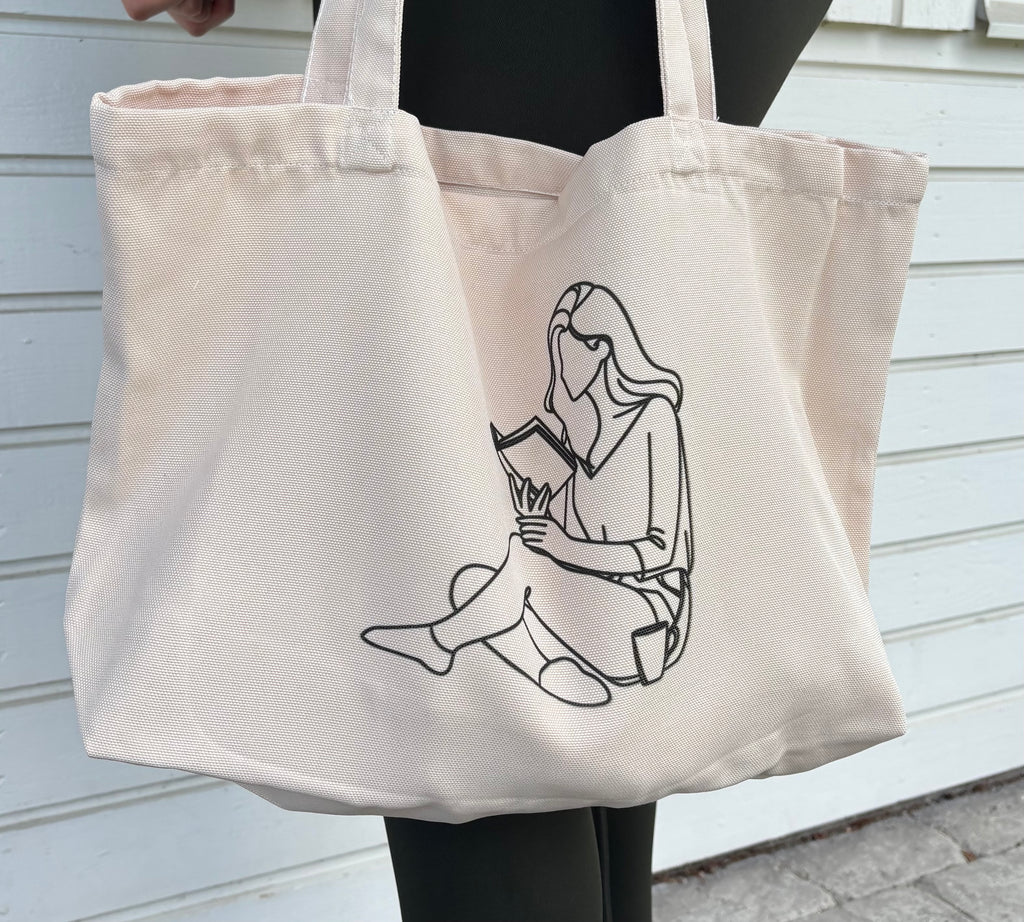 Tygpåse - Reading Girl