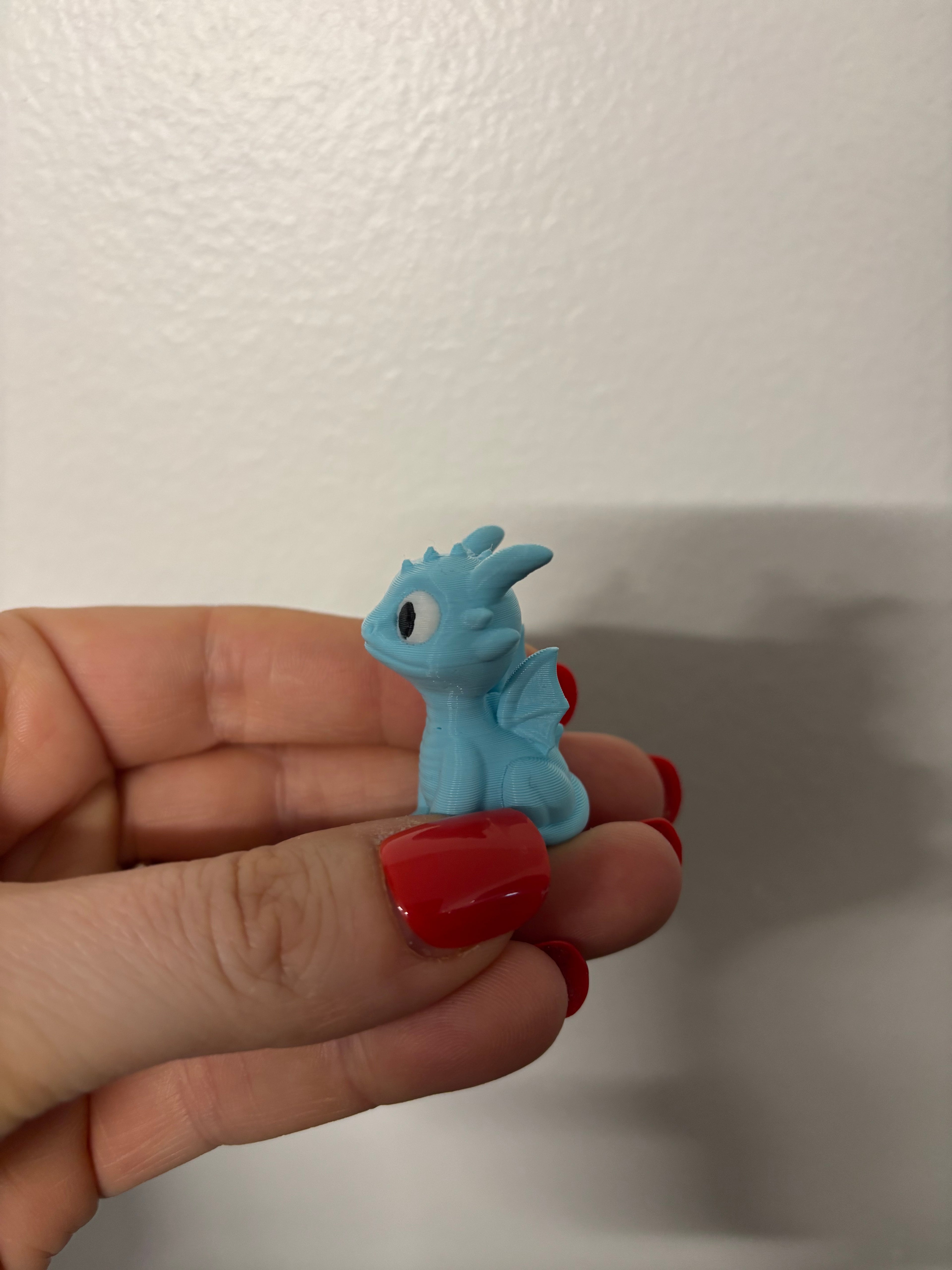 Minidrake med ögon
