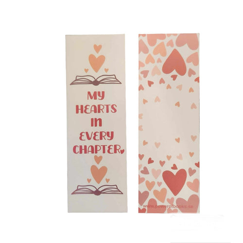 Bokmärke papper - My Heart In Every Chapter