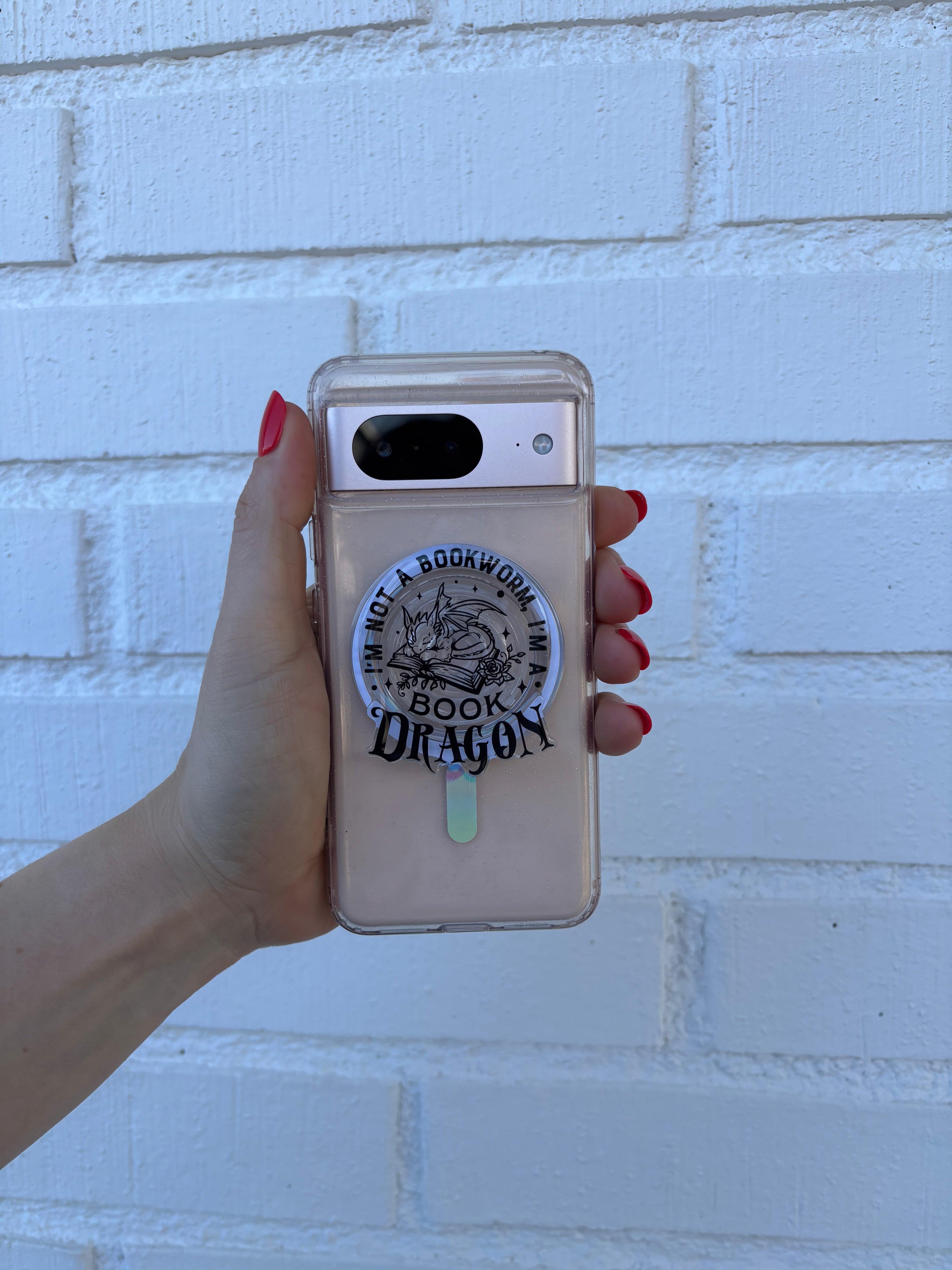 Phone Grip - Book Dragon