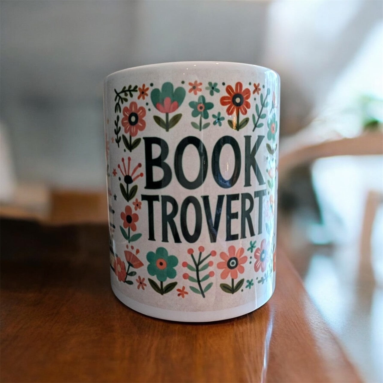Mugg - Booktrovert Flowers
