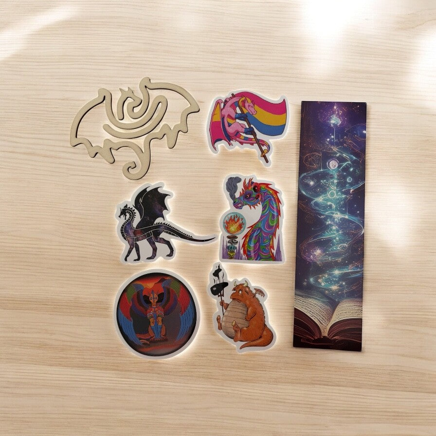 Bokmärkesset - Dragon