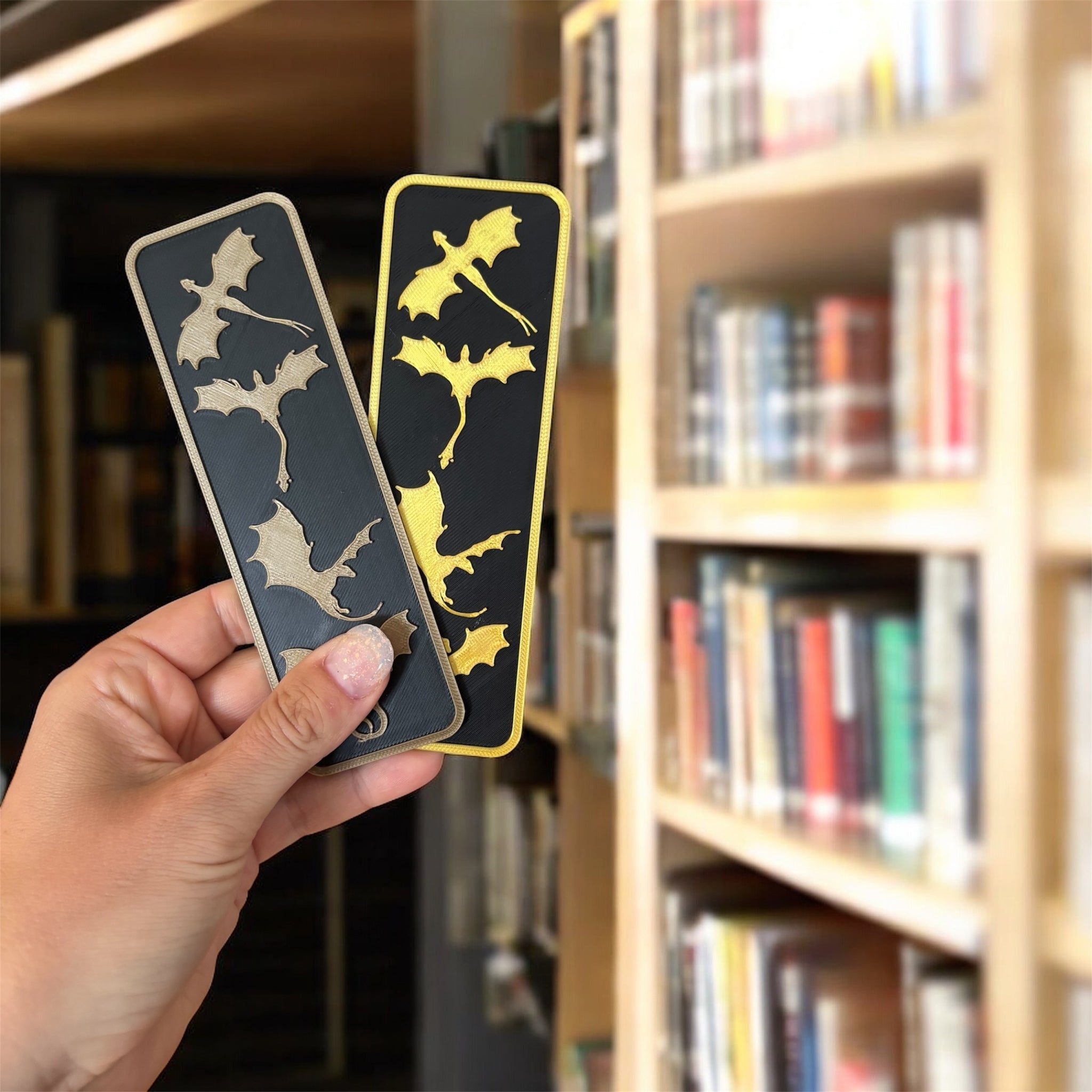 Bokmärke - Drakar Tvåfärgad