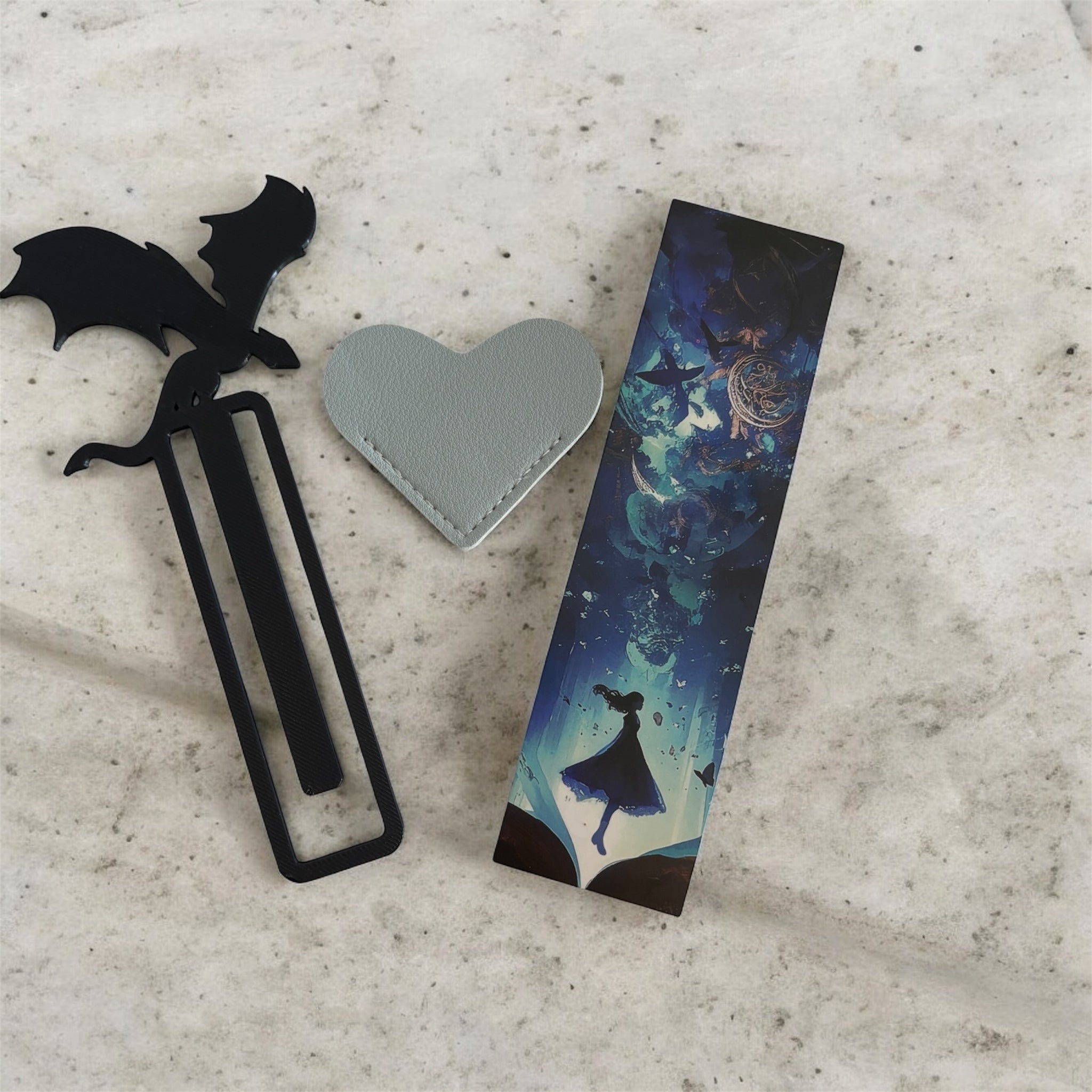 Bokmärkesset Fantasy Blå