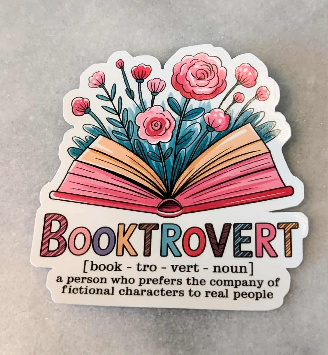 Vinylsticker - Booktrovert