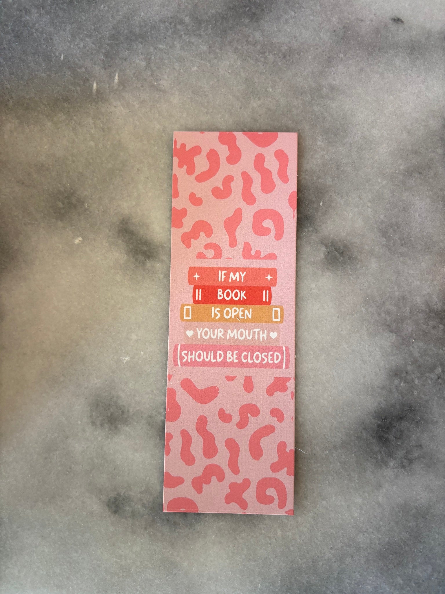 Bokmärke papper - If my book is open