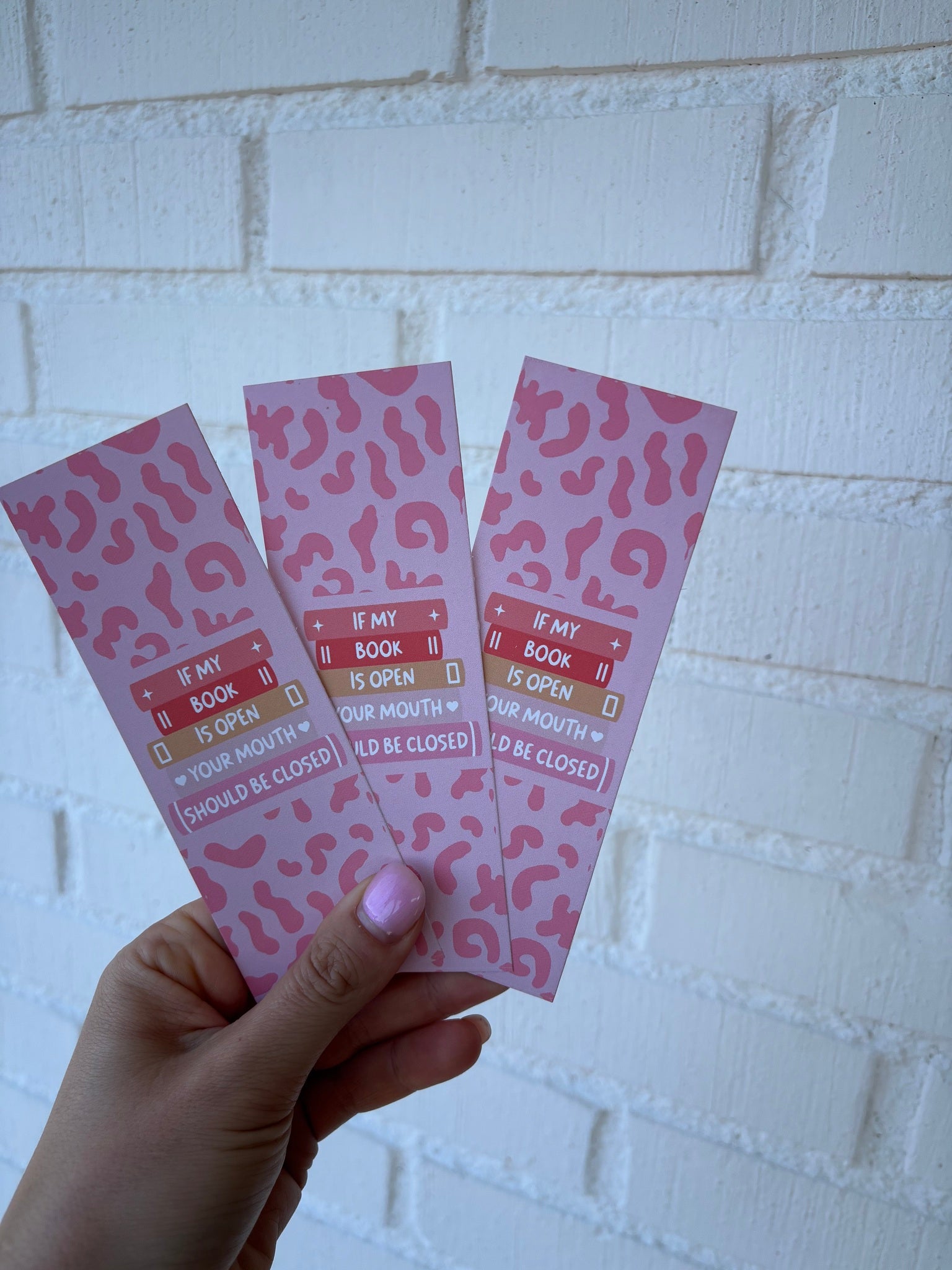 Bokmärke papper - If my book is open