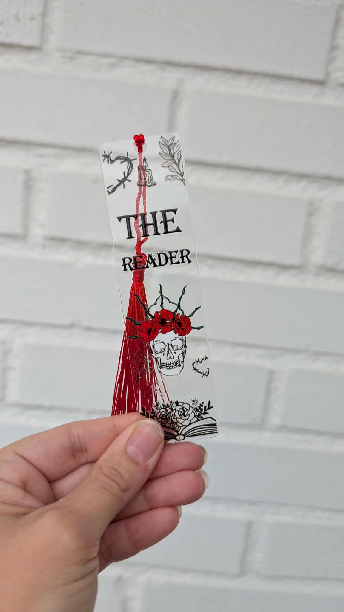 Transparent bokmärke - The Reader