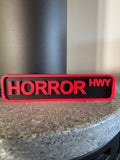 Skylt - Horror