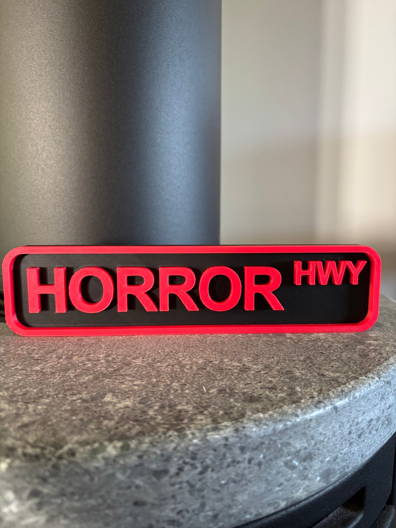 Skylt - Horror