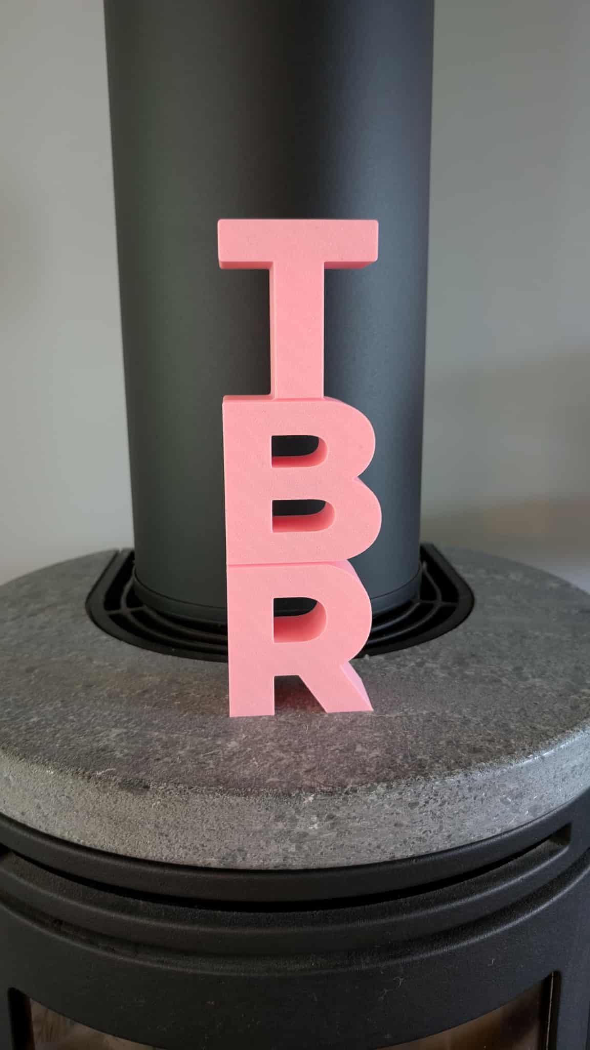 Skylt - TBR Stående