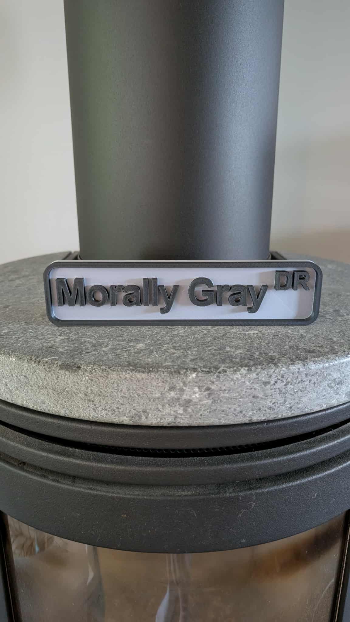 Skylt - Morally Gray OUTLET
