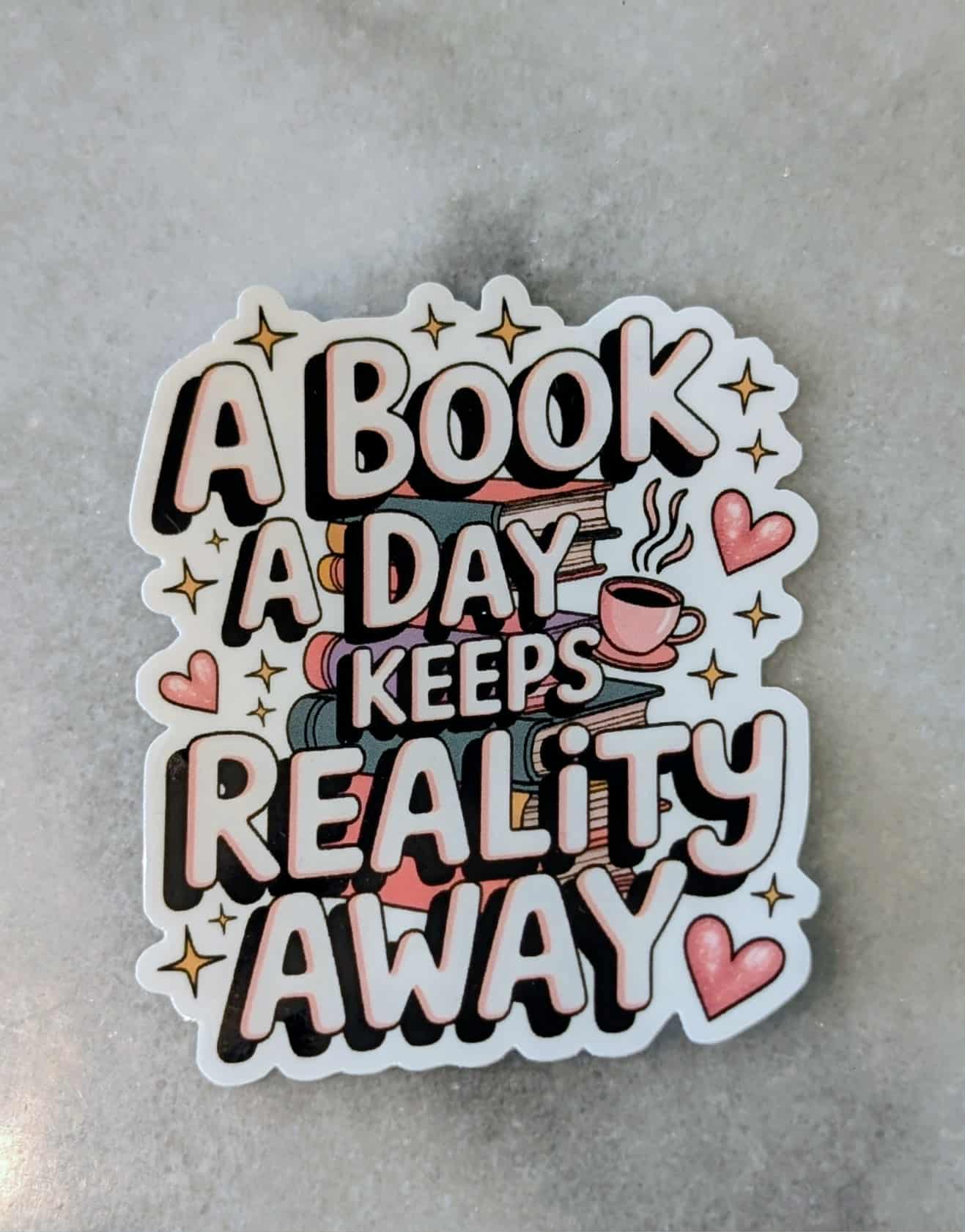 Vinylsticker - A book a day