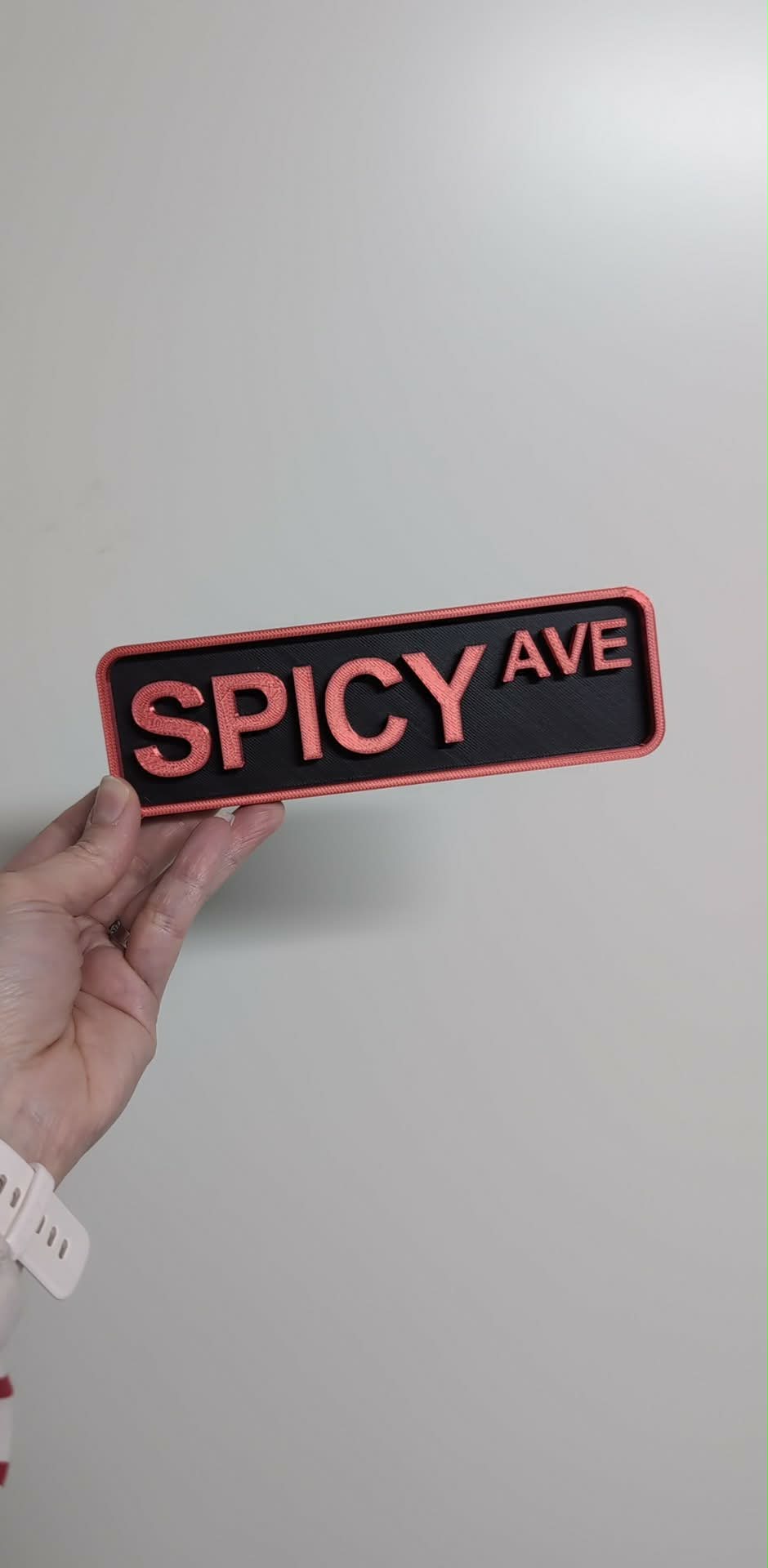 Skylt - Spicy