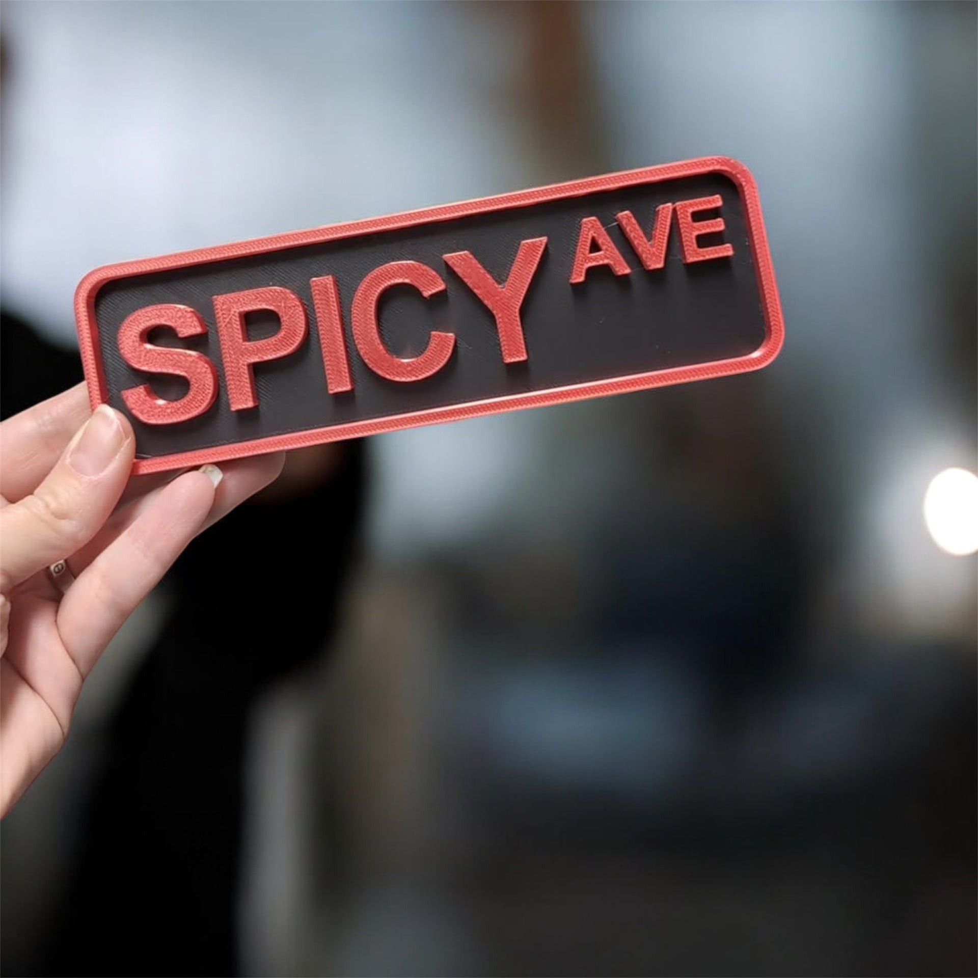 Skylt - Spicy