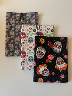 Book Sleeve Black Skull