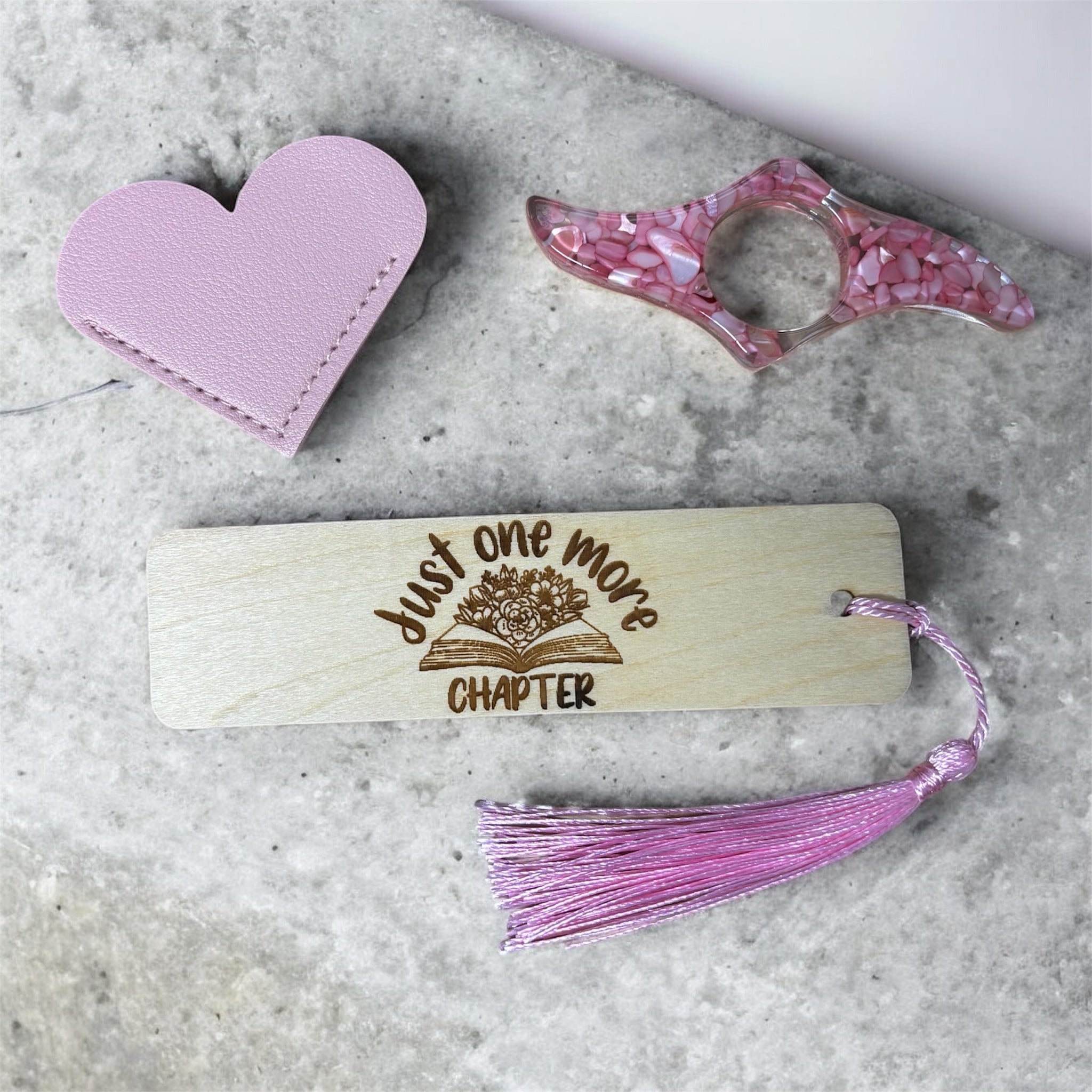 Bokmärkesset Pink Glitter