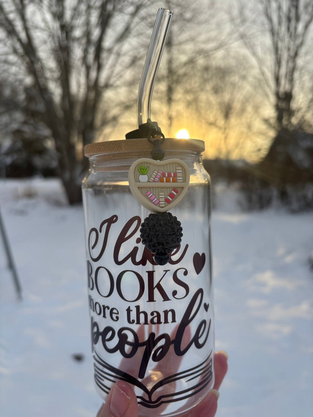 Sugrörsdekoration Svart