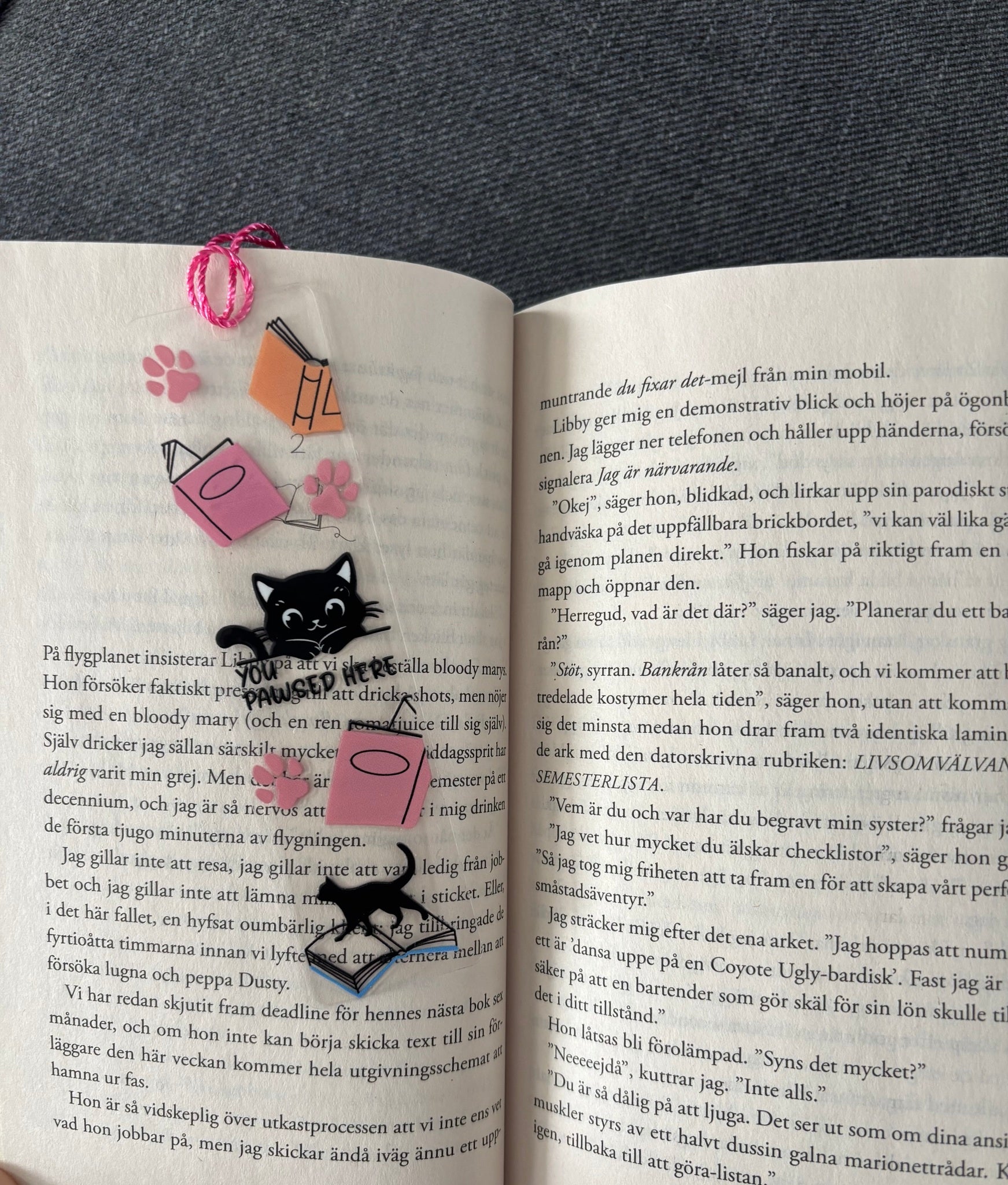 Bokmärke Transparent Cats