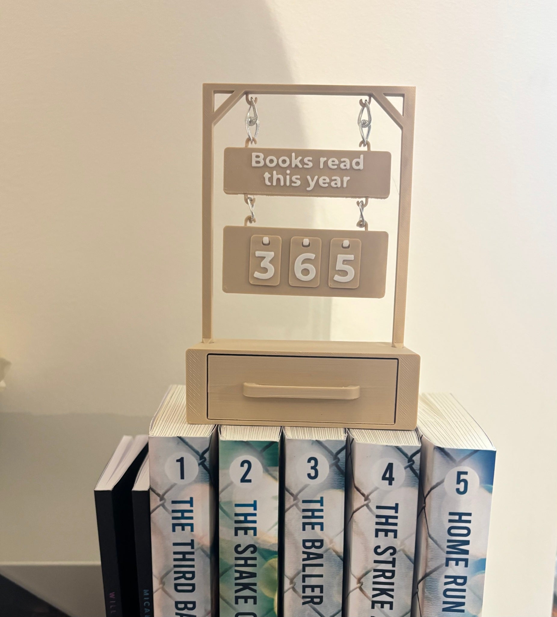 Reading Tracker Engelska Beige