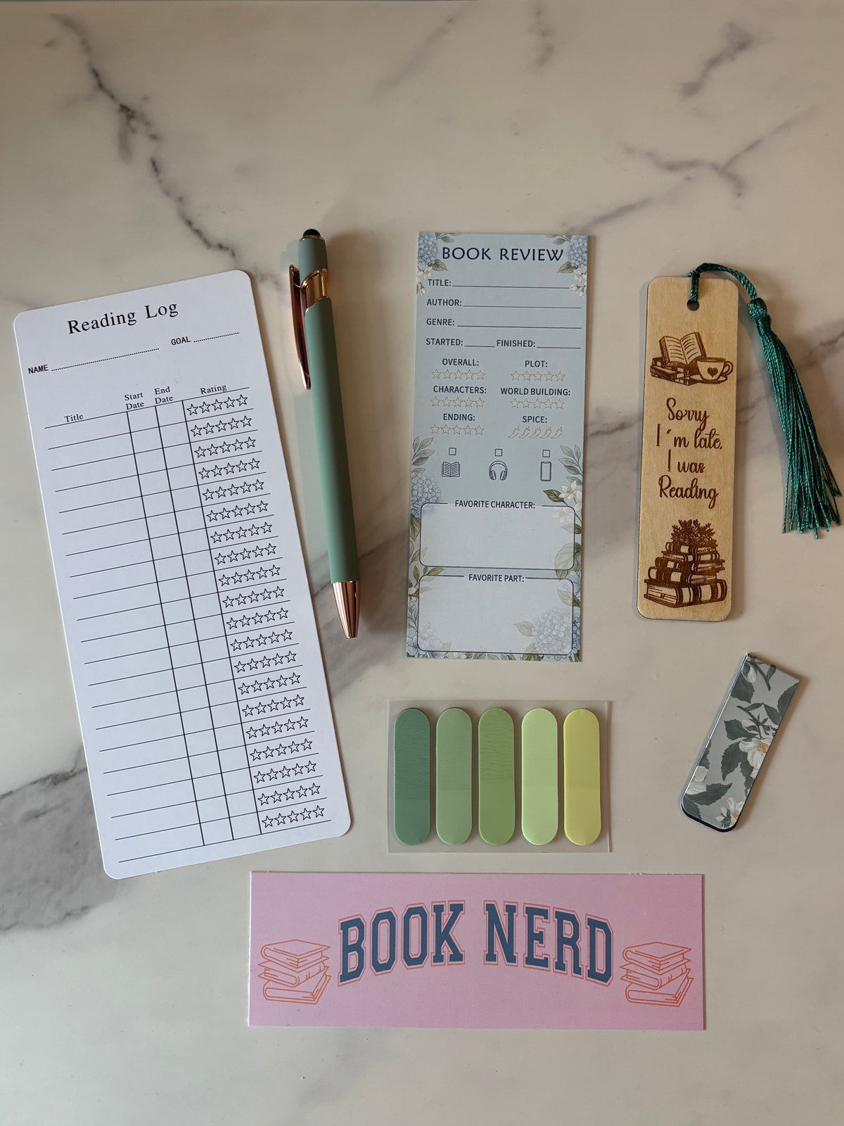 Book Tracker Notis Set Large