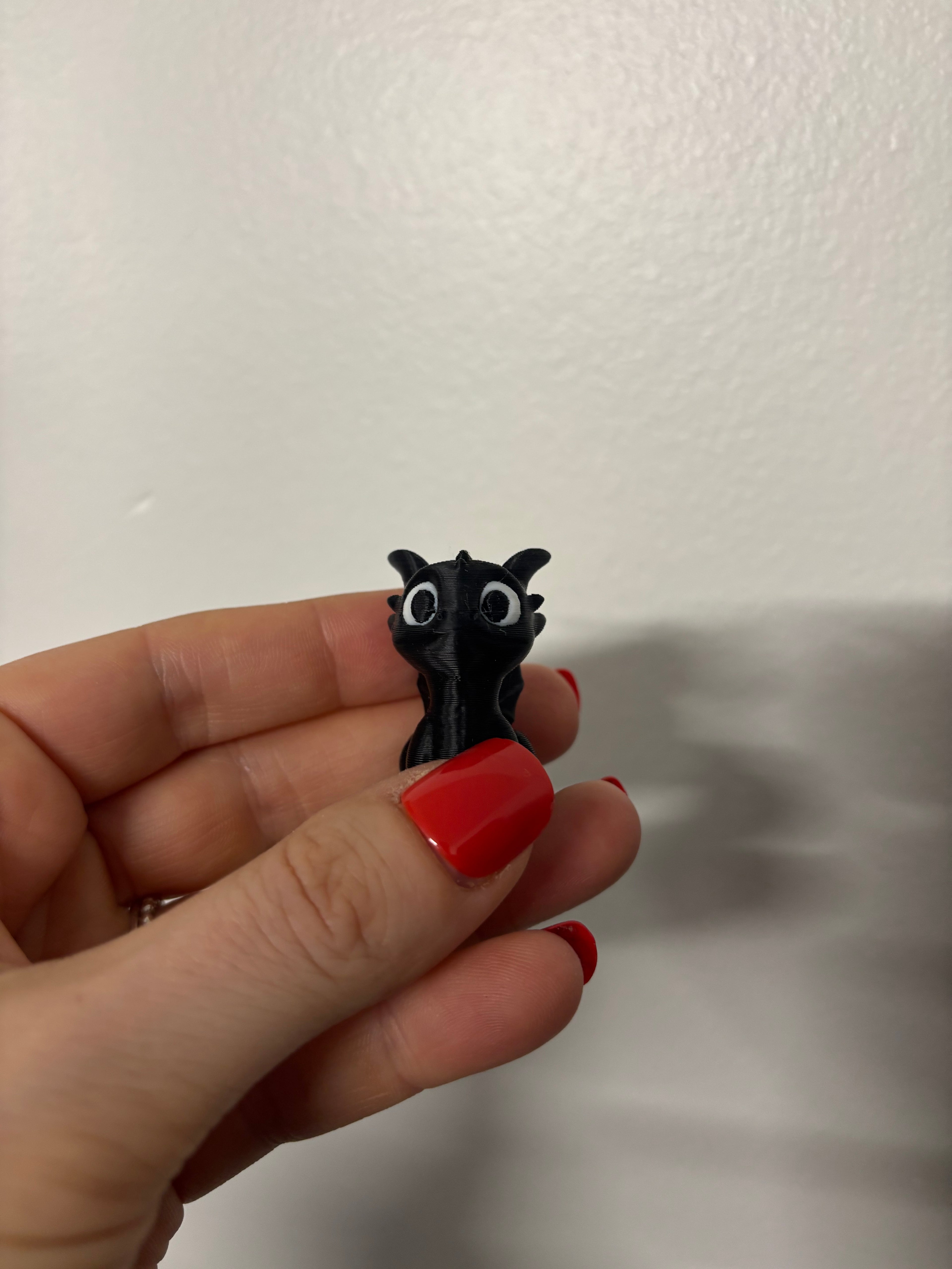 Minidrake med ögon