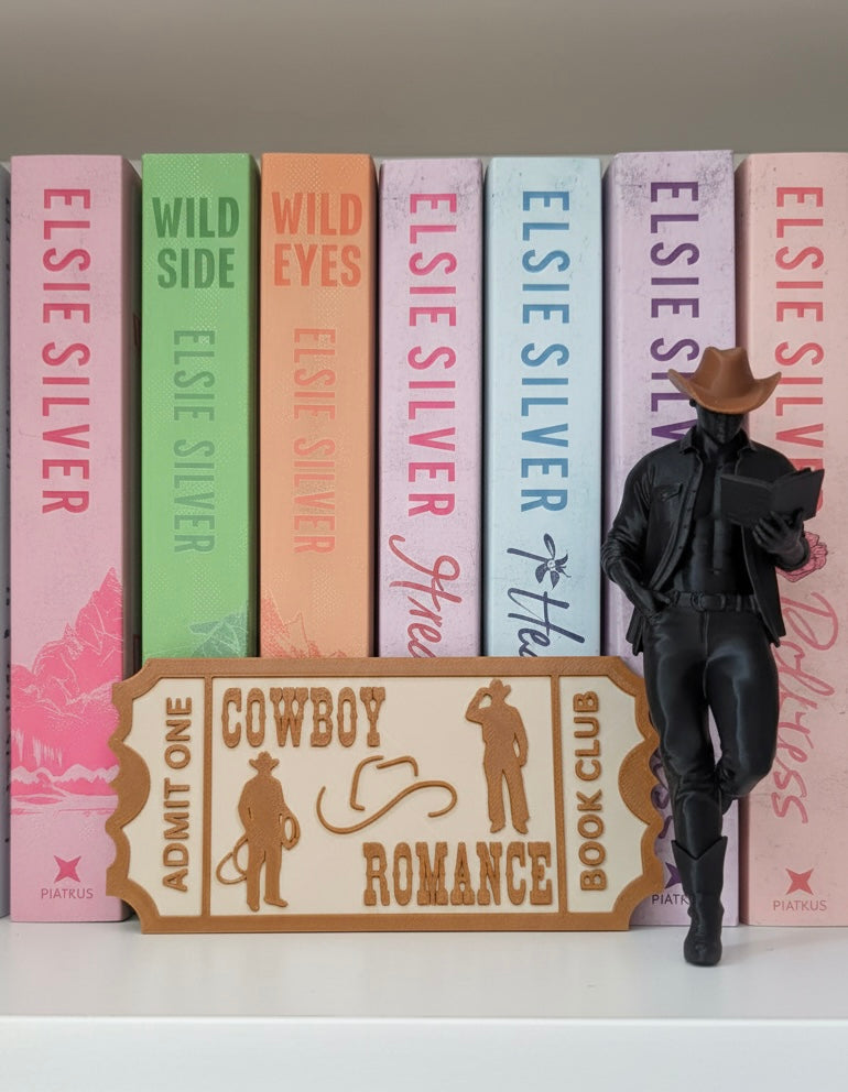 Skylt - Cowboy Romance Biljett