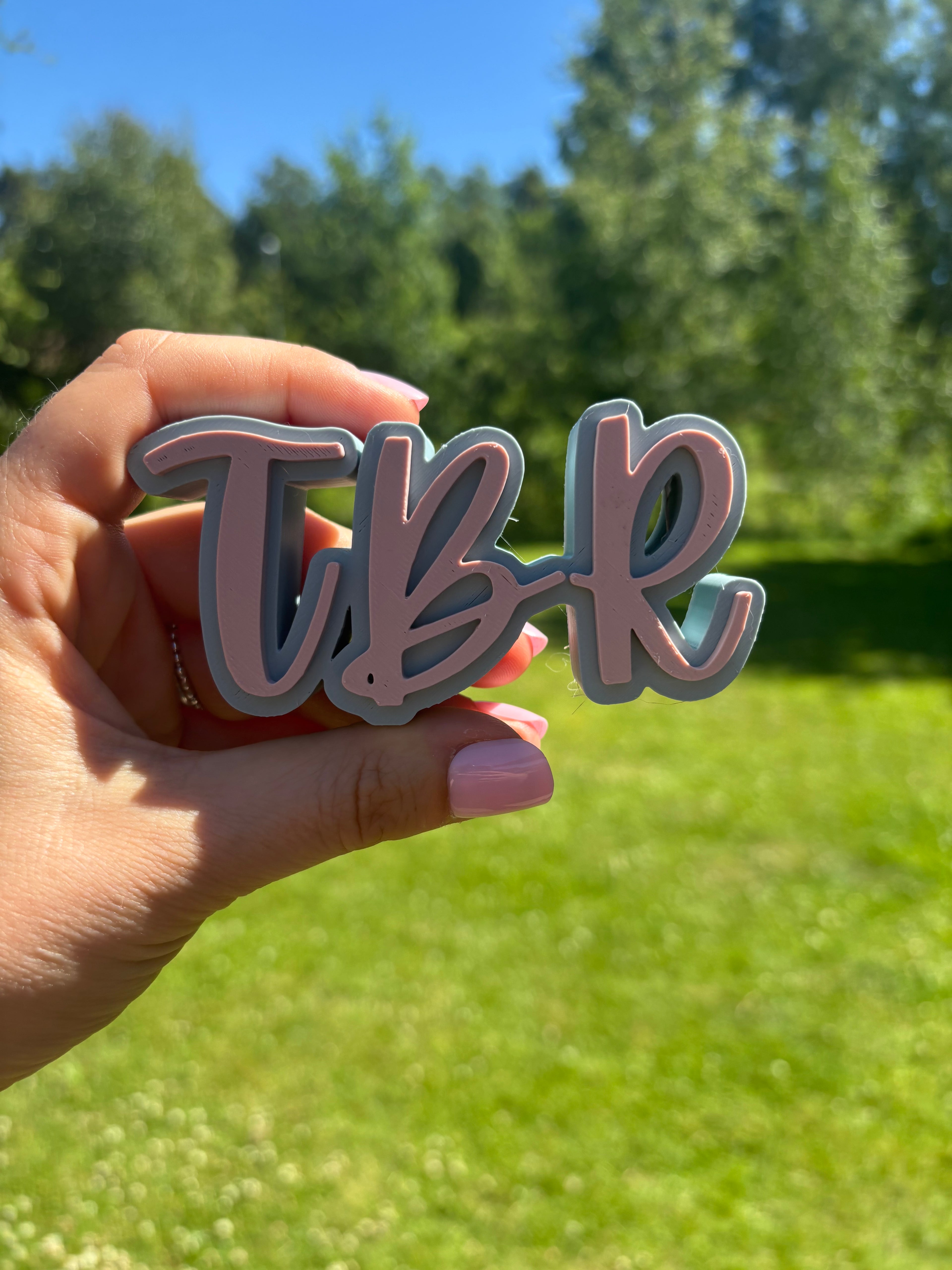Skylt - TBR Kursiv Summer
