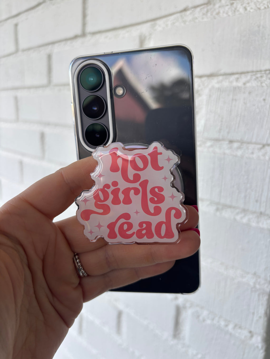 Phone Grip - Hot Girls Read