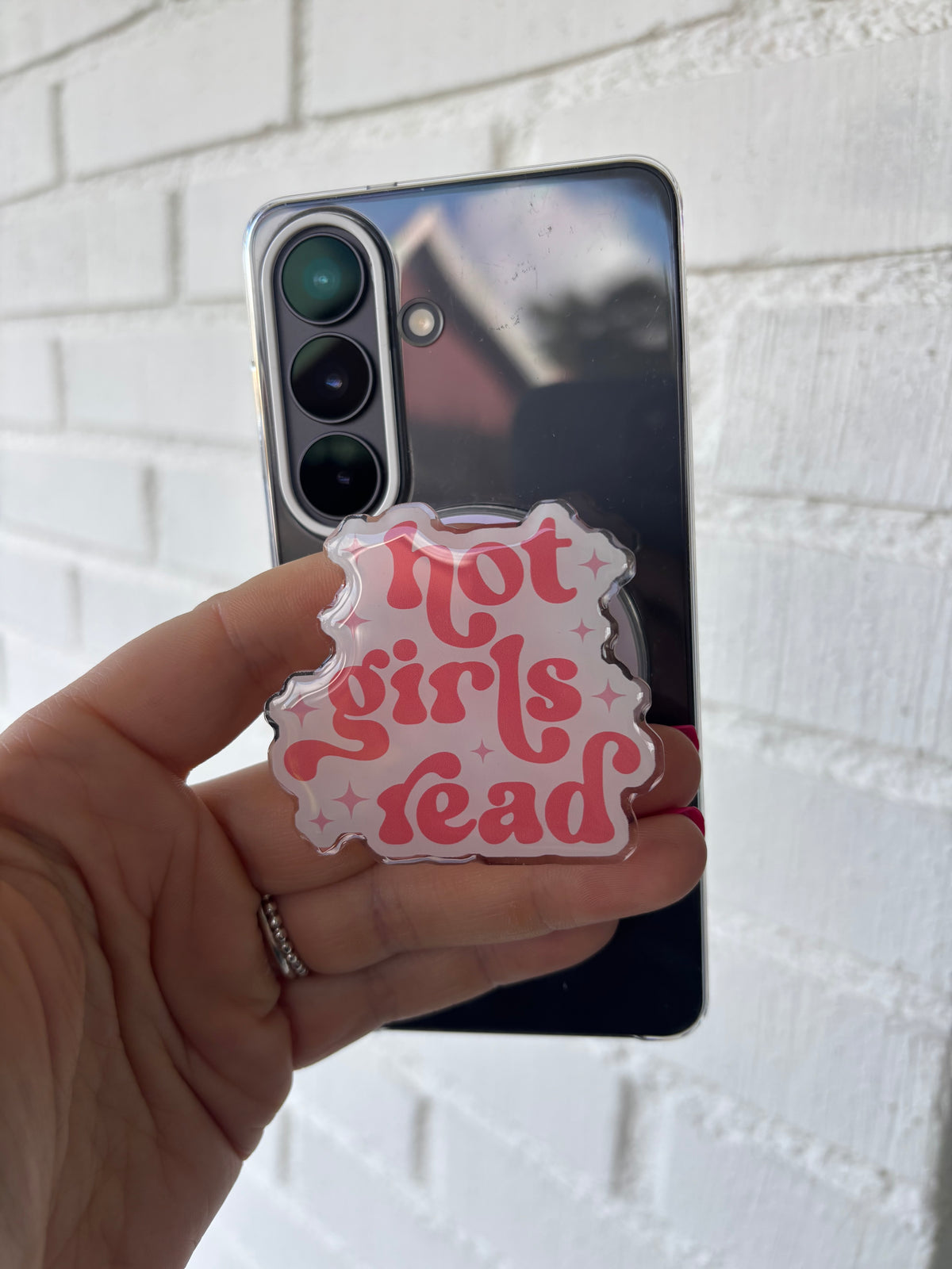 Phone Grip - Hot Girls Read