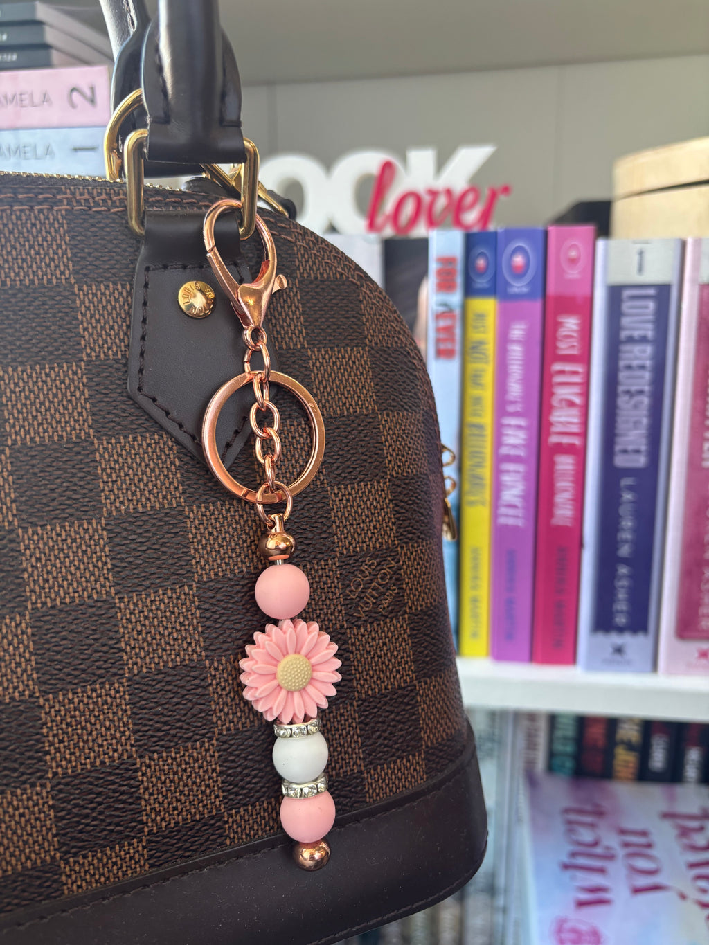 Nyckelring - Bag charm Flower