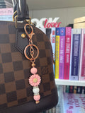 Nyckelring - Bag charm Flower
