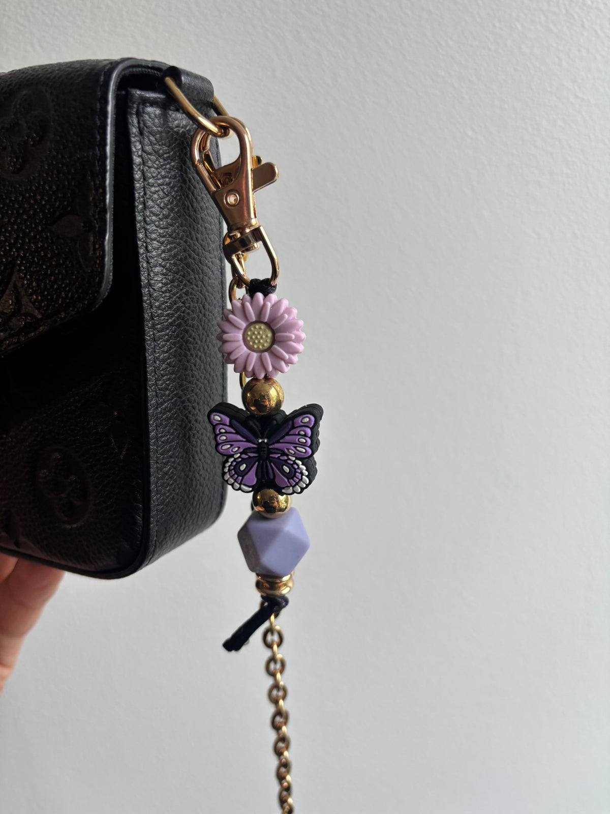 Nyckelring - Bag Charm Fjärilar