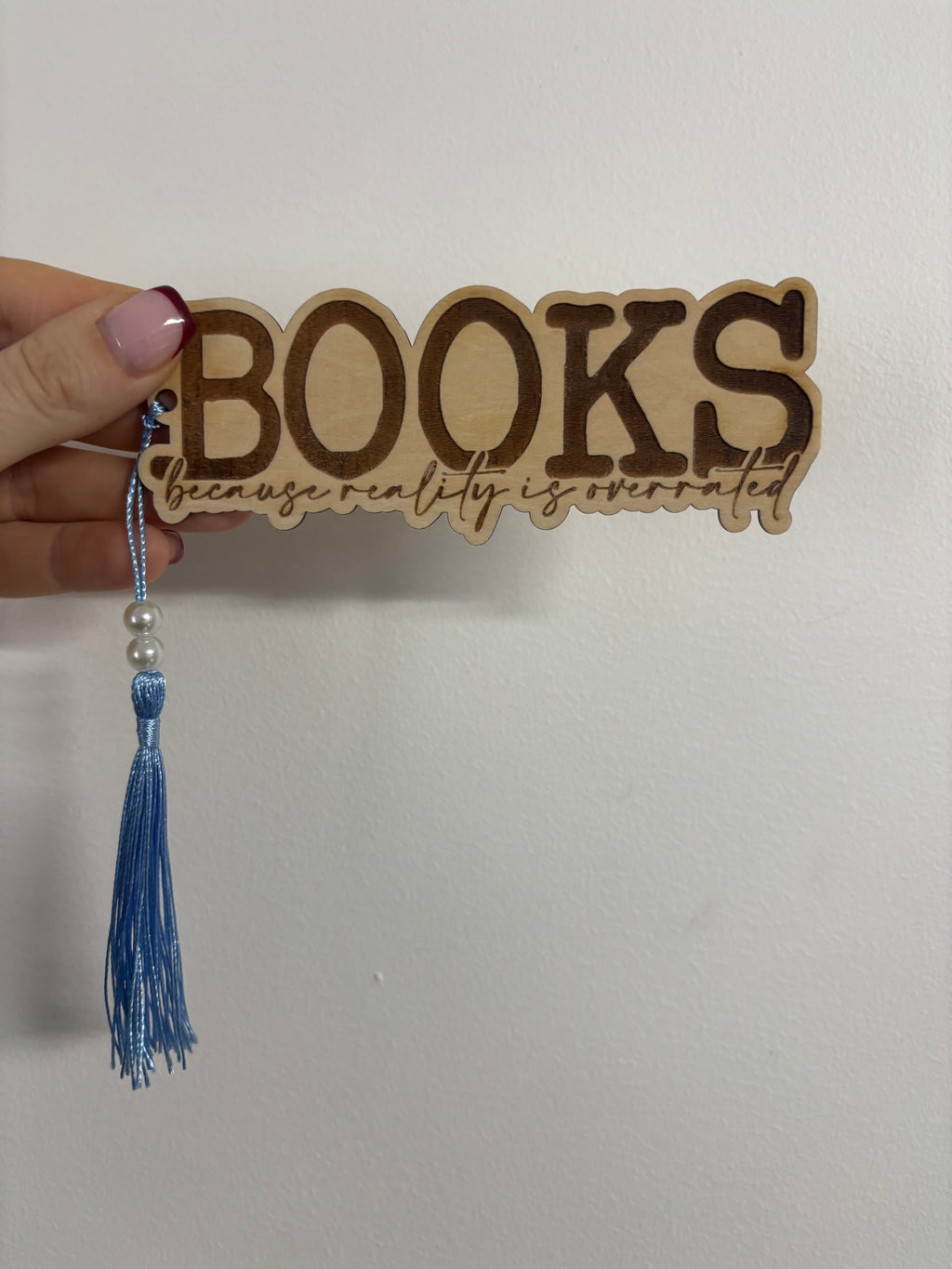 Träbokmärke - Books