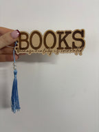 Träbokmärke - Books
