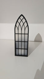 Dekorationsfönster Svart