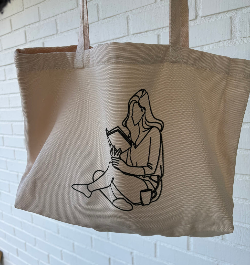 Tygpåse - Reading Girl
