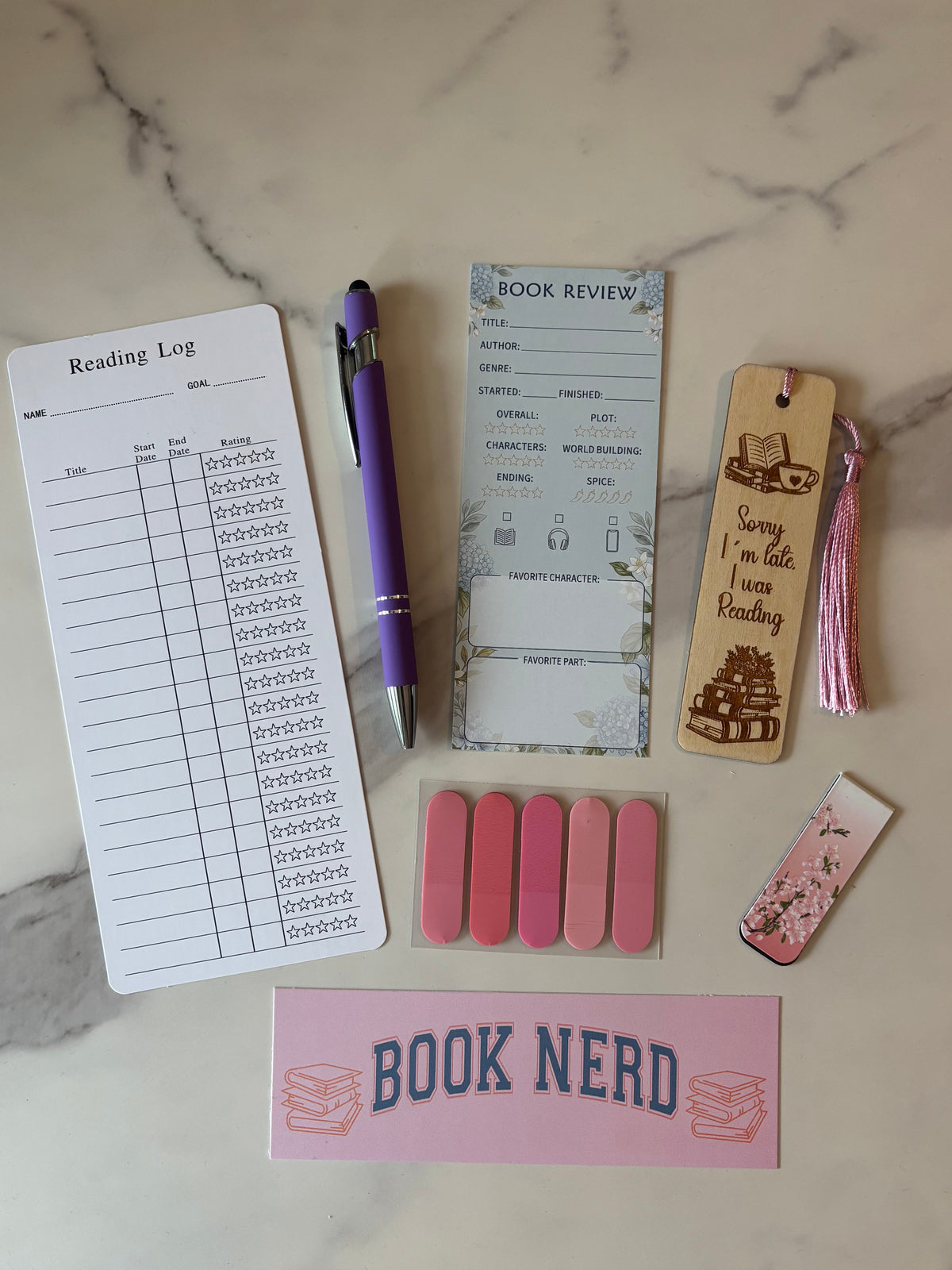 Book Tracker Notis Set Large