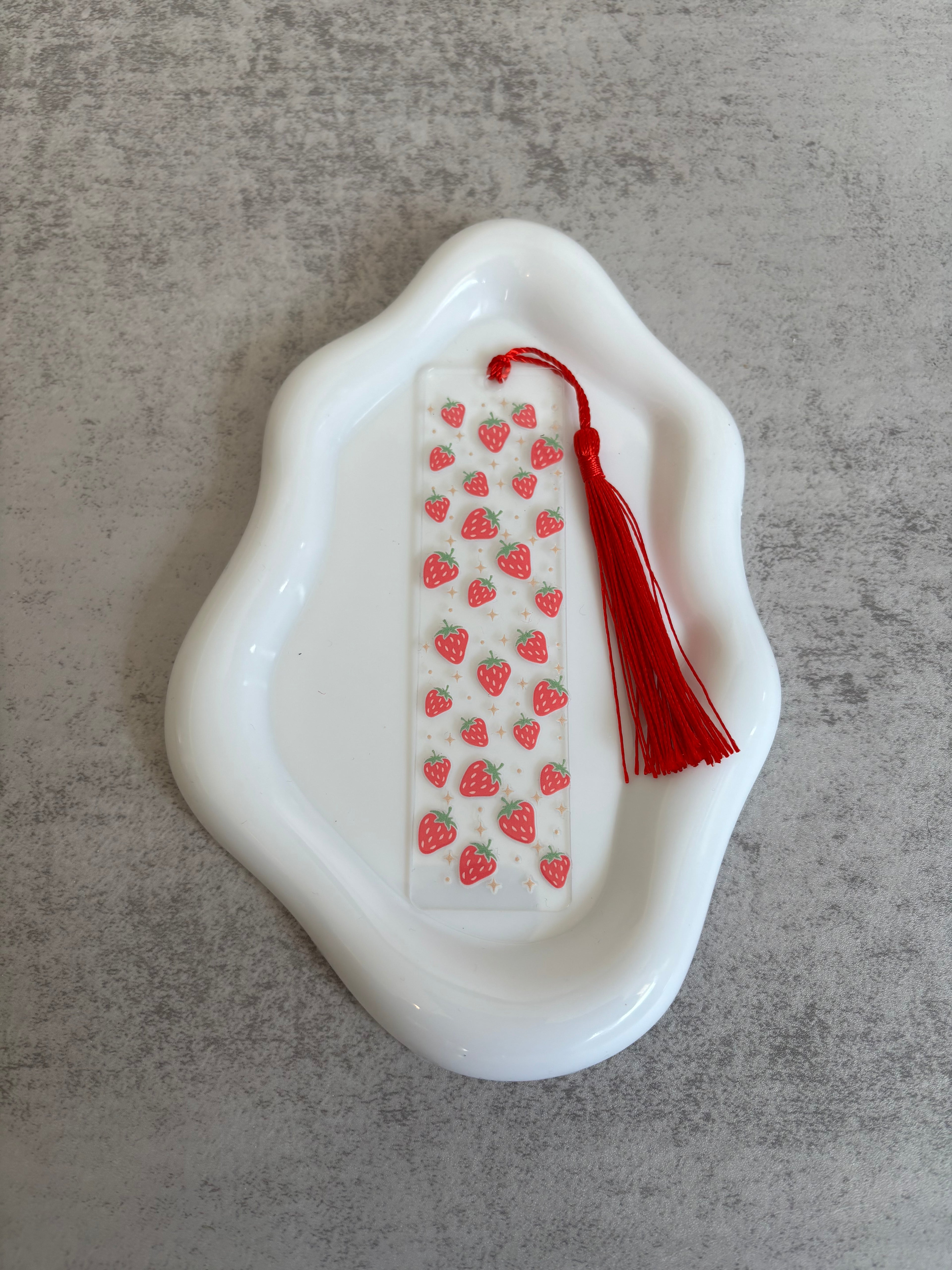 Bokmärke Transparent - Jordgubbar