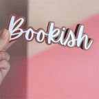 Skylt - Bookish Kursiv