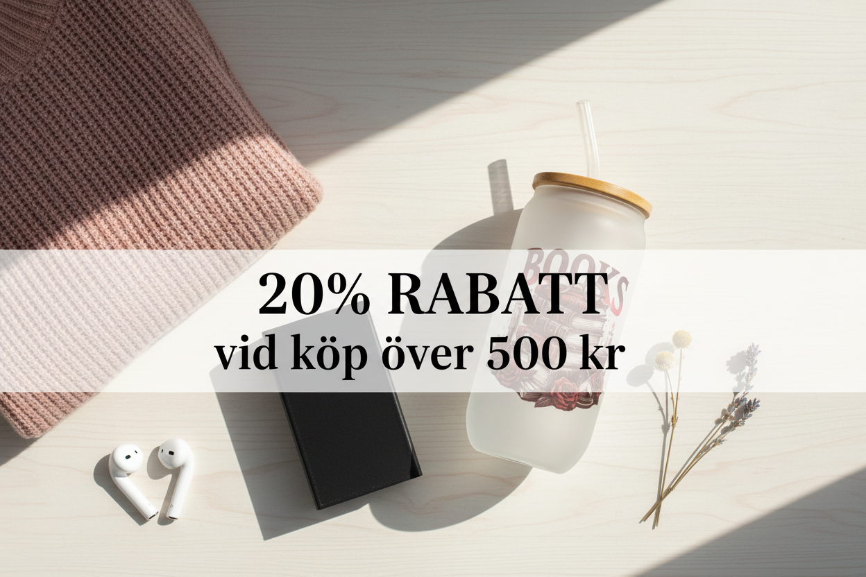 Nyhetsbrev med frostat glas och tröja