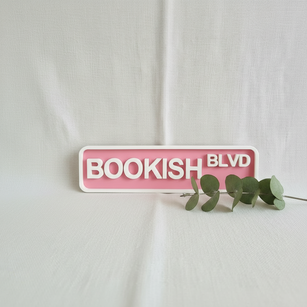 Skylt Bookish