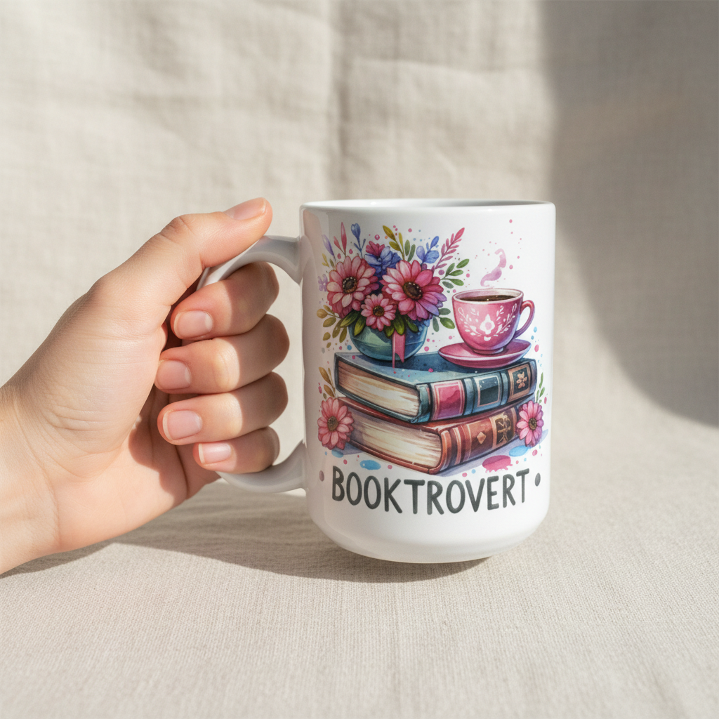 Stor Mugg Booktrovert